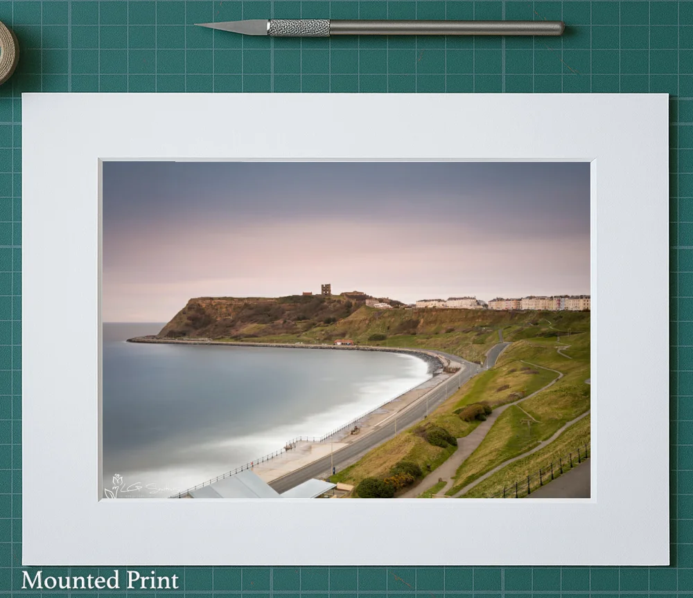 Scarborough North Bay From The Clifton Hotel 2 Scarborough North Bay From The Clifton Hotel - Landscape-Mounted-Print