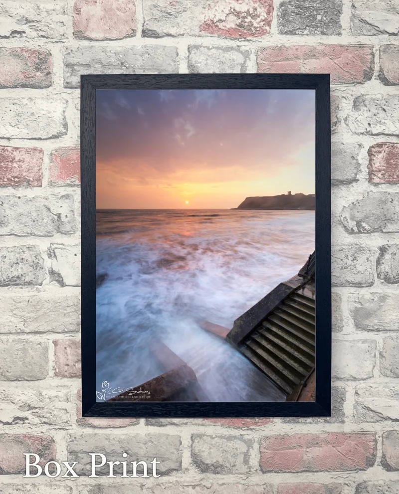 Scarborough Storm At Sunrise 6 Scarborough Storm At Sunrise - Box-Print-Portrait