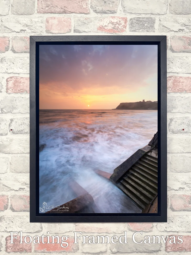 Scarborough Storm At Sunrise 7 Scarborough Storm At Sunrise - Float-Frame-Canvas-Portrait