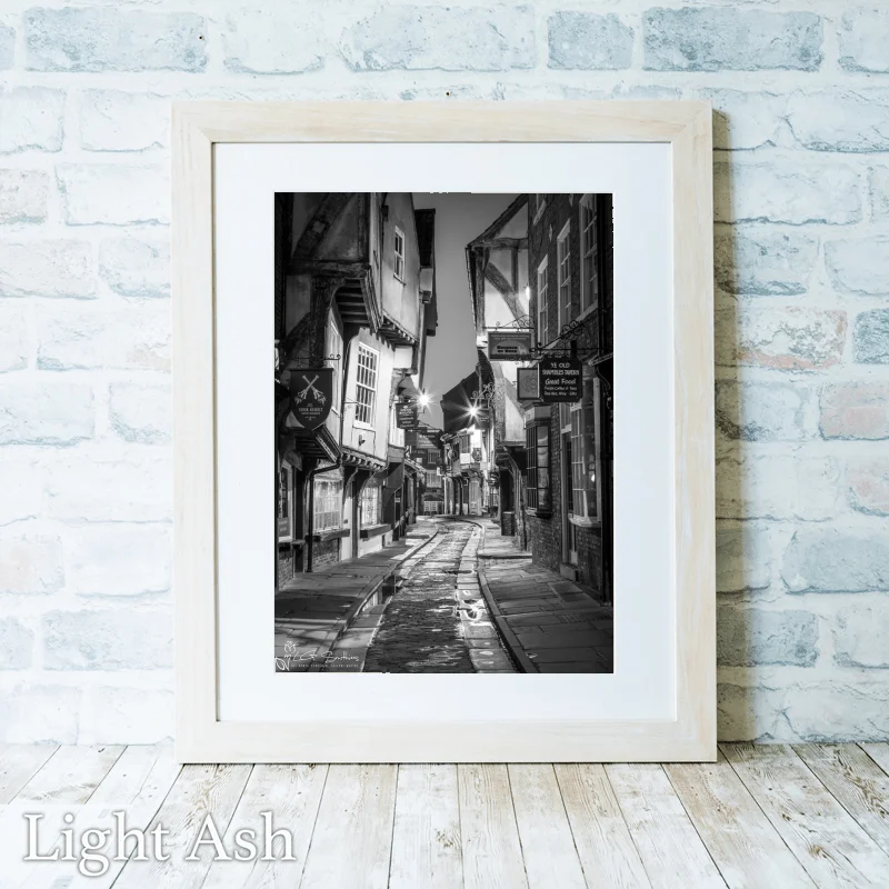 Shambles 2020 Black and White 2 Shambles 2020 Black and White - Light-Ash-Portrait-Frame