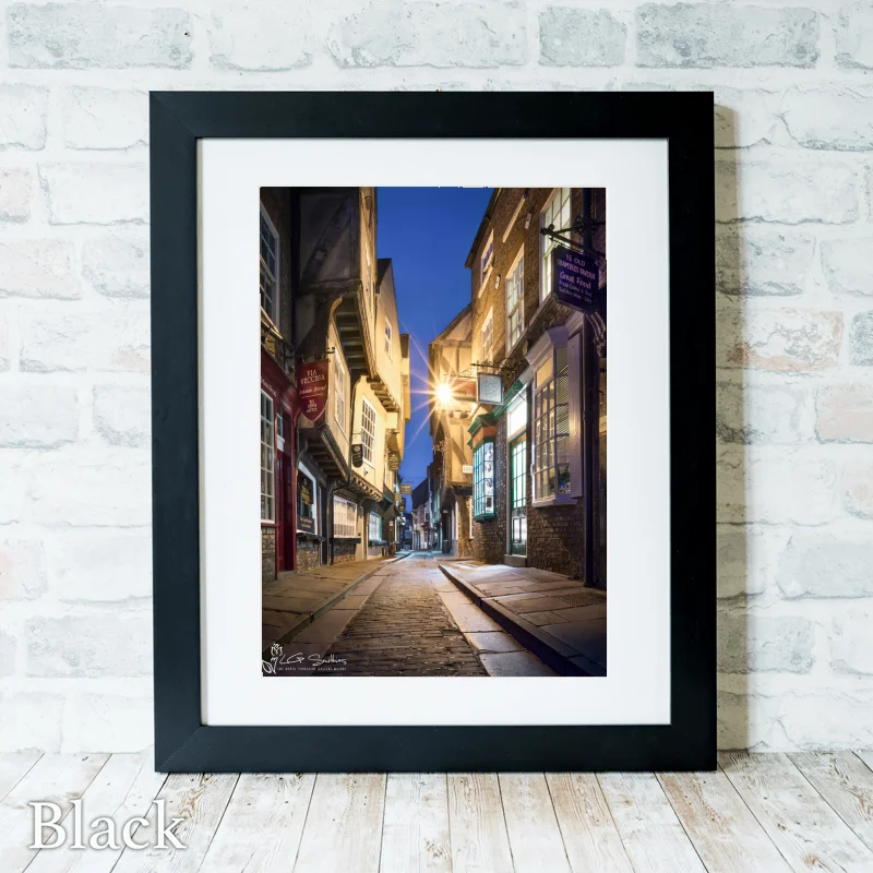 Shambles York 3 Shambles York - Black-Portrait-Frame