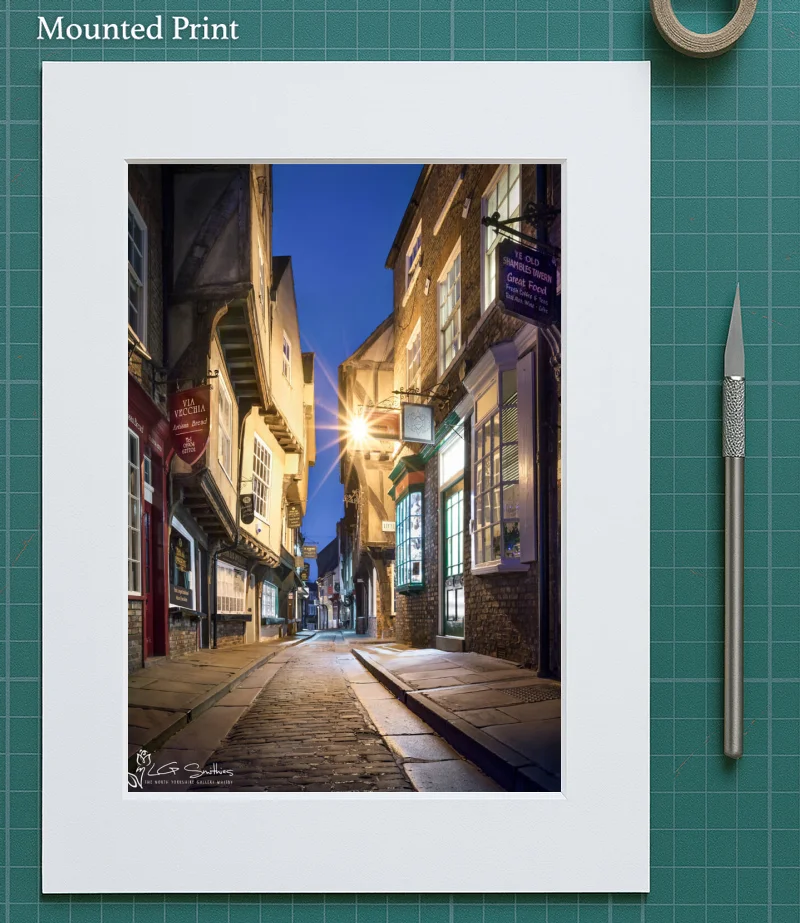 Shambles York 5 Shambles York - Mounted-Print-Portrait