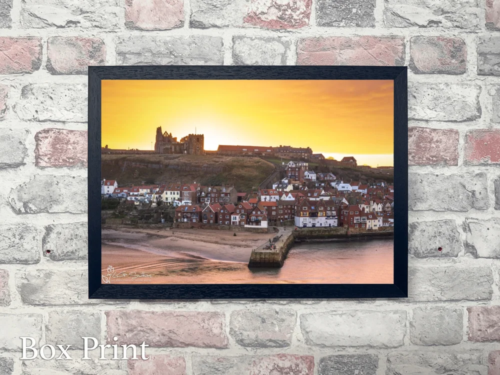 Spectacular Whitby Sunrise 4 Spectacular Whitby Sunrise - Landscape-Box-Print