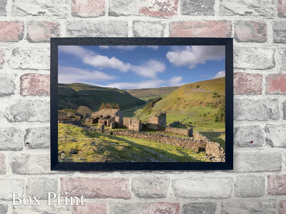 Spring Morning At Crackpot Hall 4 Spring Morning At Crackpot Hall - Landscape-Box-Print
