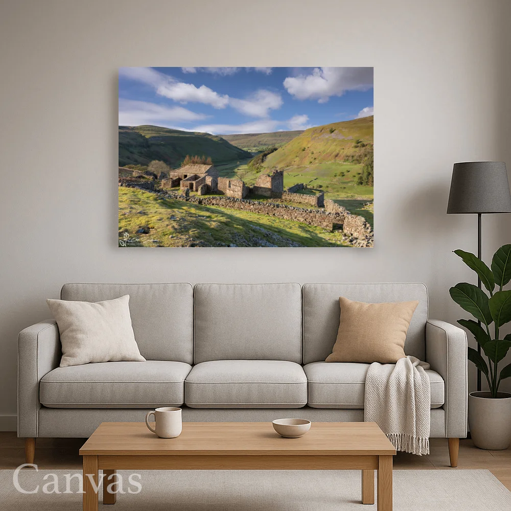 Spring Morning At Crackpot Hall 8 Spring Morning At Crackpot Hall - Wall-art-for-living-room-landscape