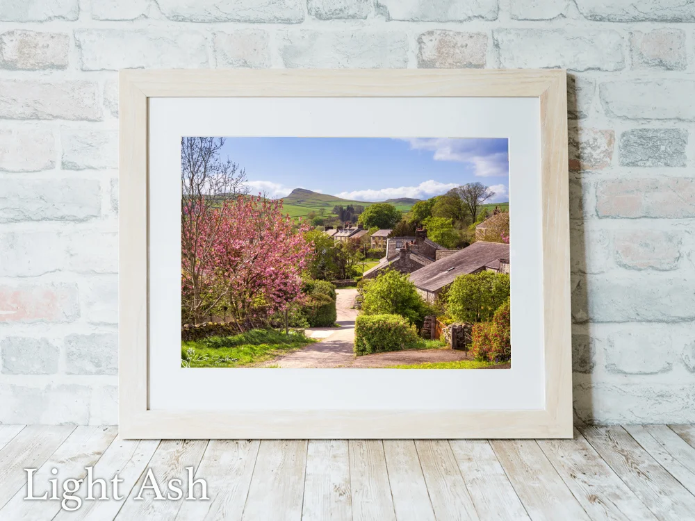 Stainforth Cottages in Spring Sunshine 5 Stainforth Cottages in Spring Sunshine - Light-Ash-Landscape-Frame