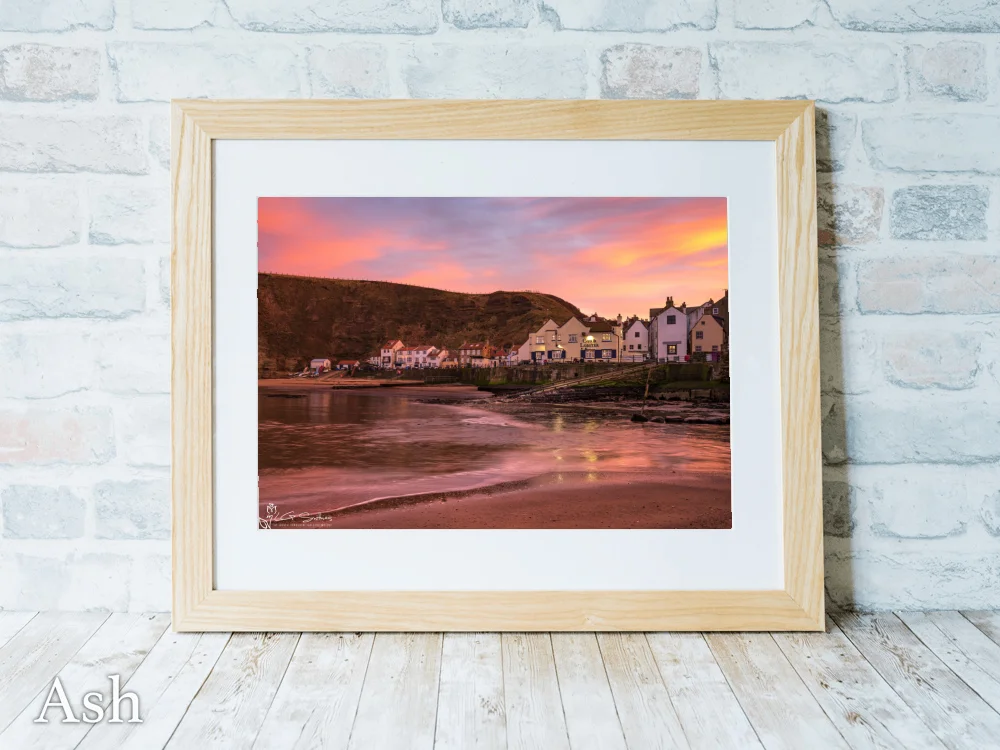 Staithes Afternoon Outside The Cod & Lobster 7 Staithes Afternoon Outside The Cod & Lobster - Ash-Landscape-Frame