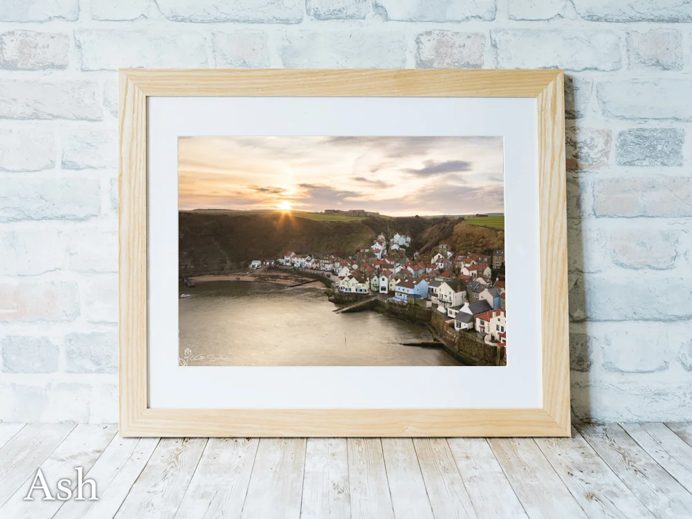 Staithes Beach Sunrise 7 Staithes Beach Sunrise - Ash-Landscape-Frame