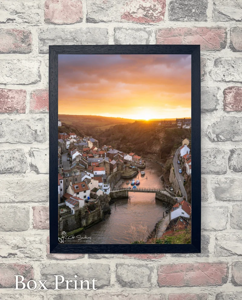 Staithes Glow 6 Staithes Glow - Box-Print-Portrait