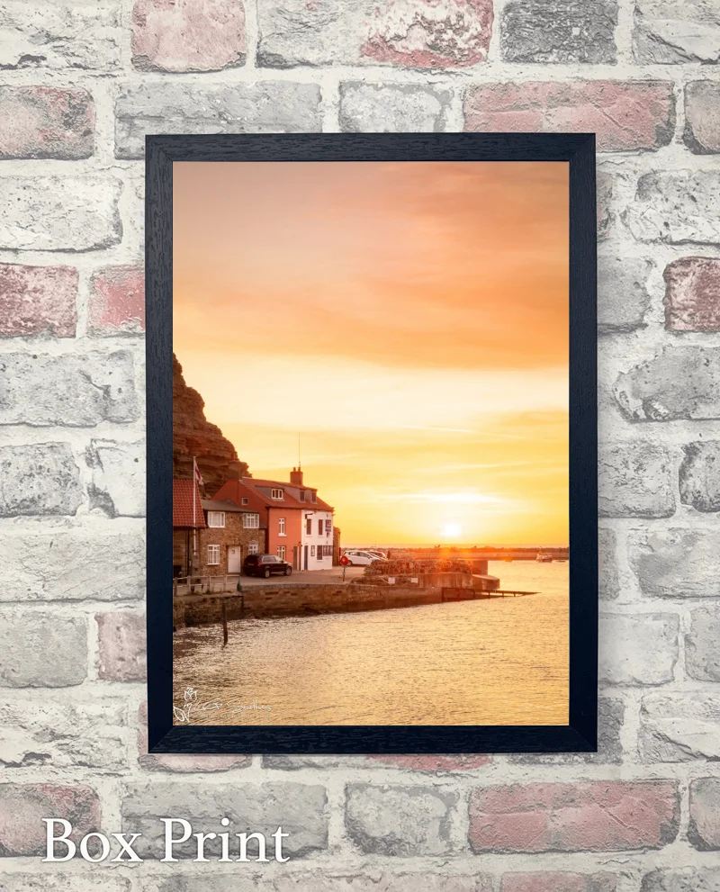 Staithes Lifeboat Shed At Sunrise 6 Staithes Lifeboat Shed At Sunrise - Box-Print-Portrait