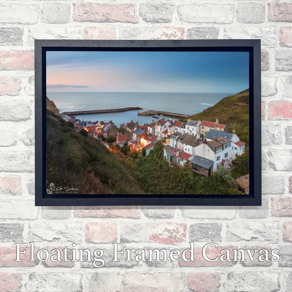 Staithes On The Cleveland Way 3 Staithes On The Cleveland Way - Landscape-Float-Frame-Canvas