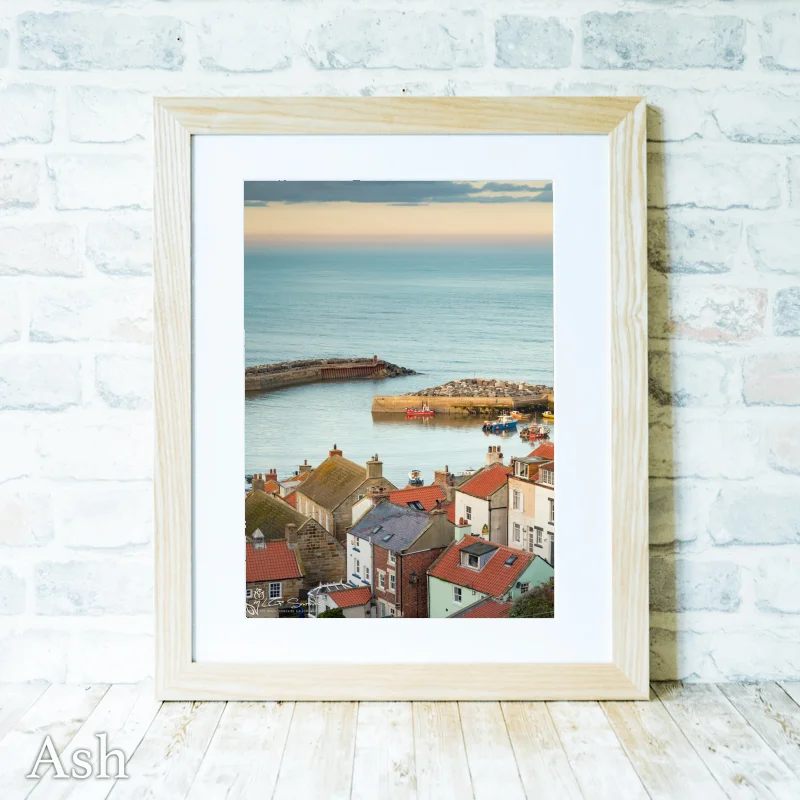 Staithes On The Yorkshire Coast 4 Staithes On The Yorkshire Coast - Ash-Portrait-Frame