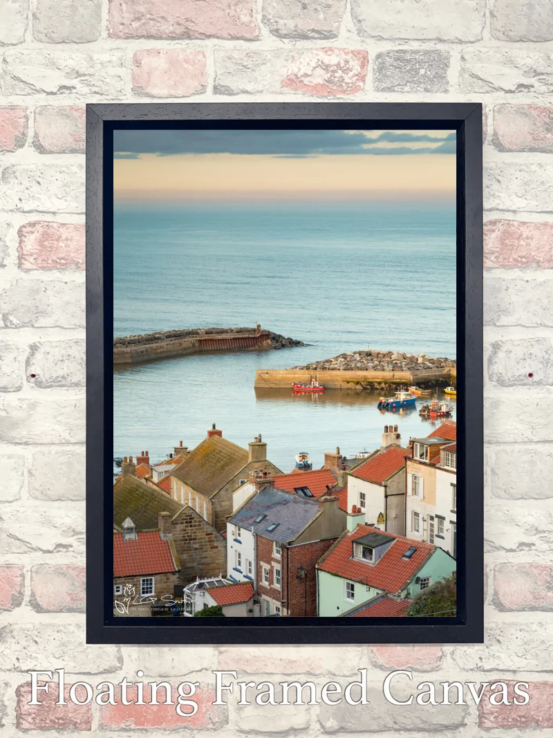 Staithes On The Yorkshire Coast 7 Staithes On The Yorkshire Coast - Float-Frame-Canvas-Portrait