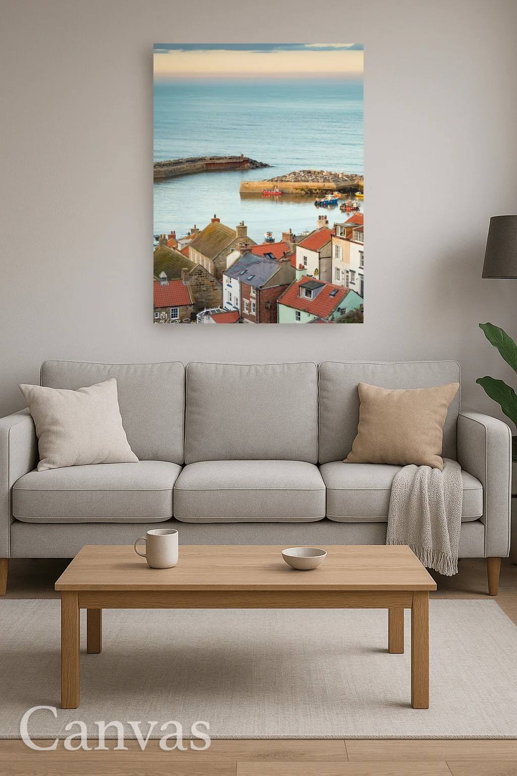Staithes On The Yorkshire Coast 8 Staithes On The Yorkshire Coast - Wall-art-for-living-room-portrait