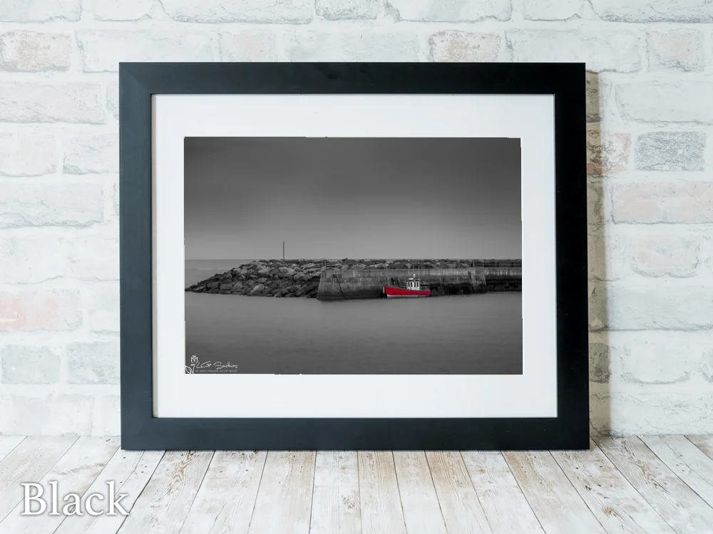 Staithes Sean Baxsters All Our Sons 6 Staithes Sean Baxsters All Our Sons - Black-Landscape-Frame
