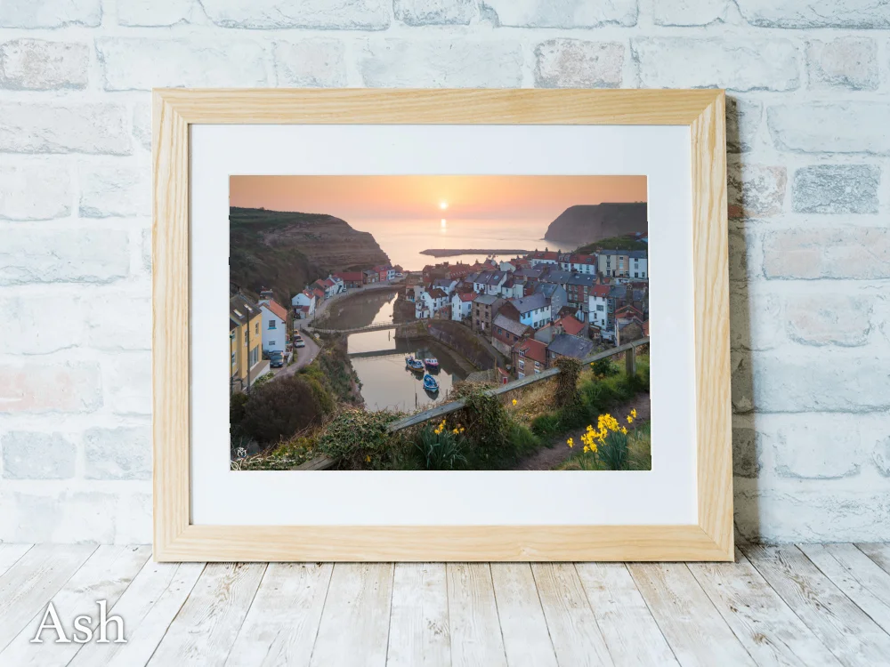 Staithes Spring Sunrise 7 Staithes Spring Sunrise - Ash-Landscape-Frame