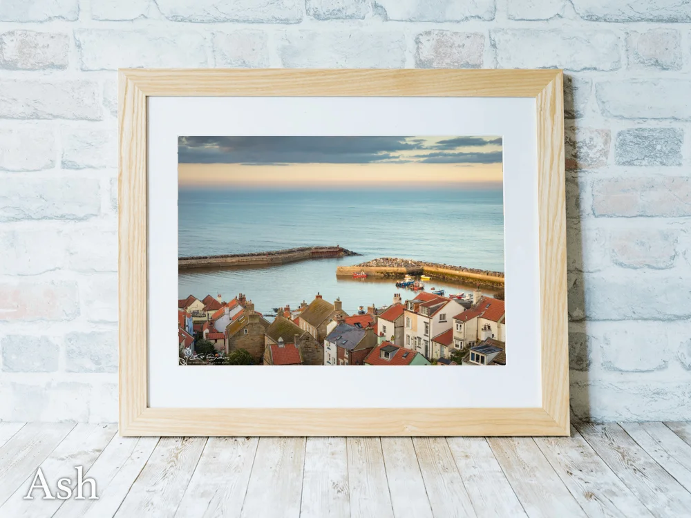 Staithes Village and Harbour 7 Staithes Village and Harbour - Ash-Landscape-Frame