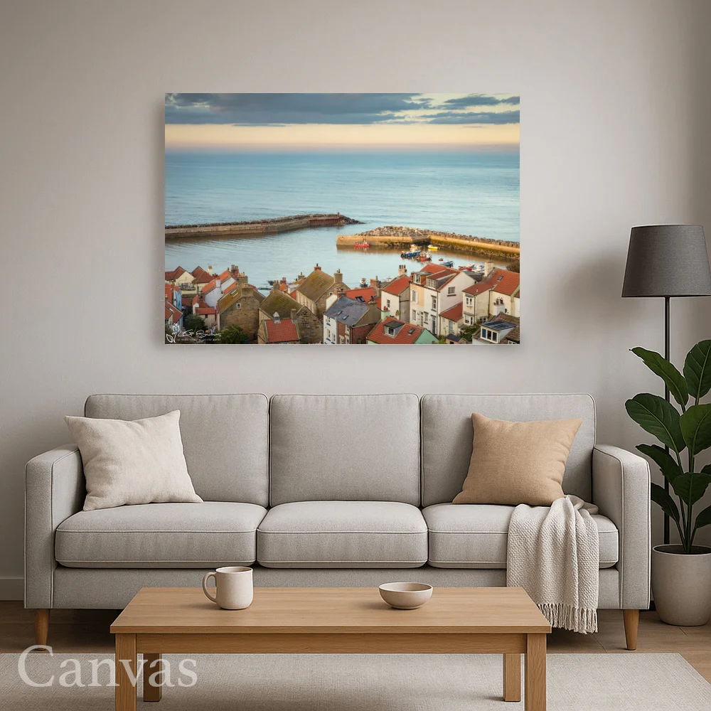 Staithes Village and Harbour 8 Staithes Village and Harbour - Wall-art-for-living-room-landscape