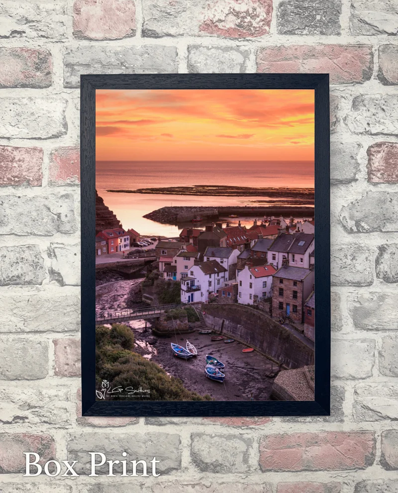 Staithes Yorkshire 6 Staithes Yorkshire - Box-Print-Portrait
