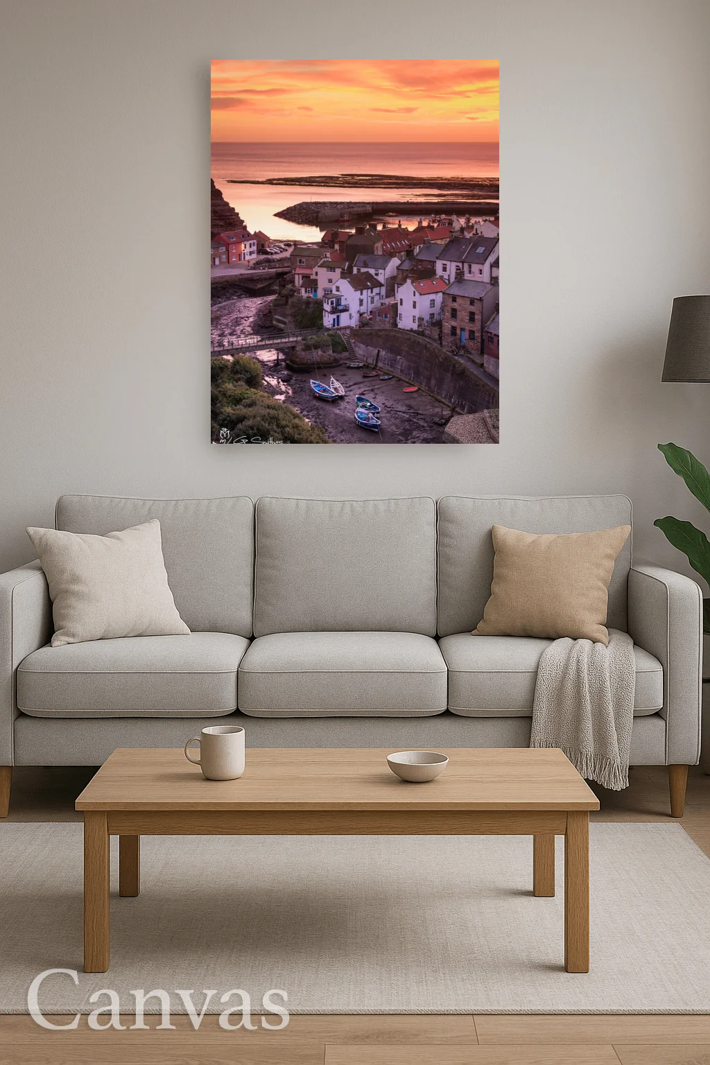 Staithes Yorkshire 8 Staithes Yorkshire - Wall-art-for-living-room-portrait