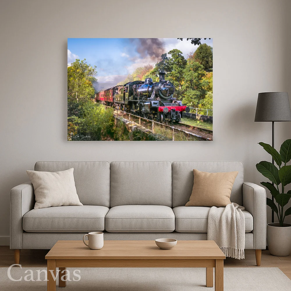 Standard 2MT No. 78019 At Water Arc NYMR 8 Standard 2MT No. 78019 At Water Arc NYMR - Wall-art-for-living-room-landscape