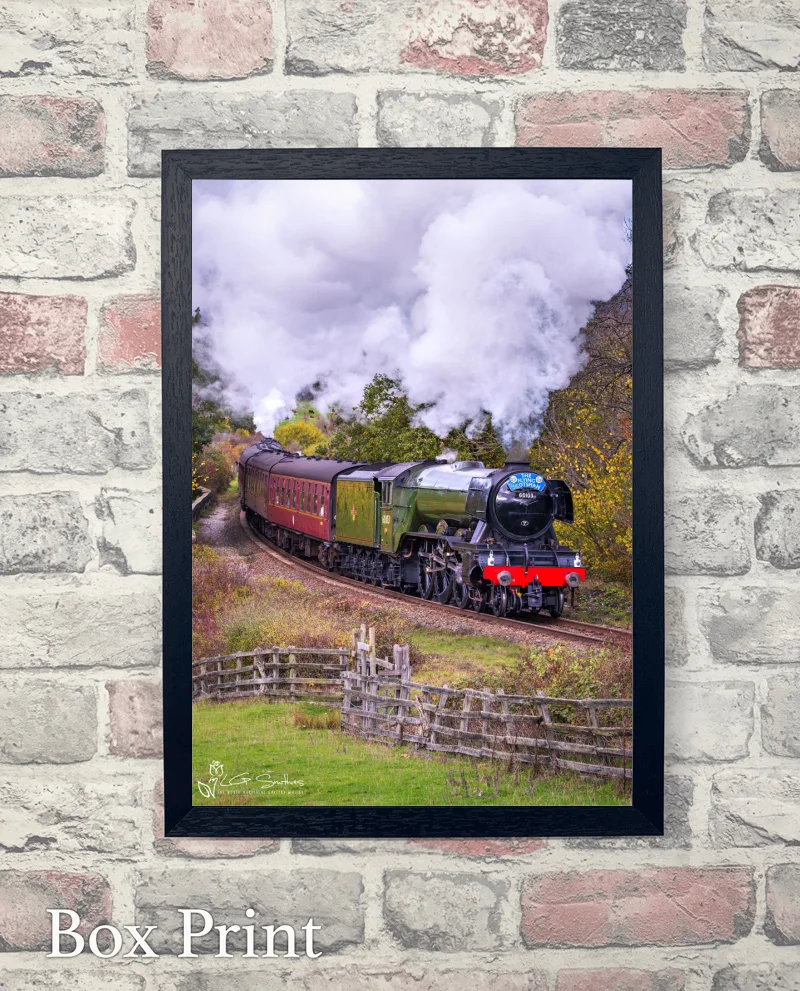 Steam Loco 60103 Flying Scotsman On The NYMR 6 Steam Loco 60103 Flying Scotsman On The NYMR - Box-Print-Portrait