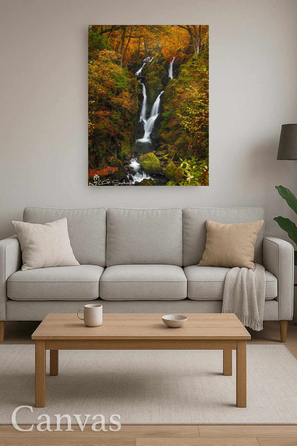 Stock Ghyll Force 8 Stock Ghyll Force - Wall-art-for-living-room-portrait