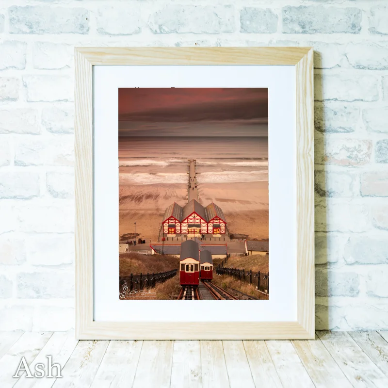 Storm Clouds Gather Over A Busy Saltburn Pier 5 Storm Clouds Gather Over A Busy Saltburn Pier - Ash-Portrait-Frame