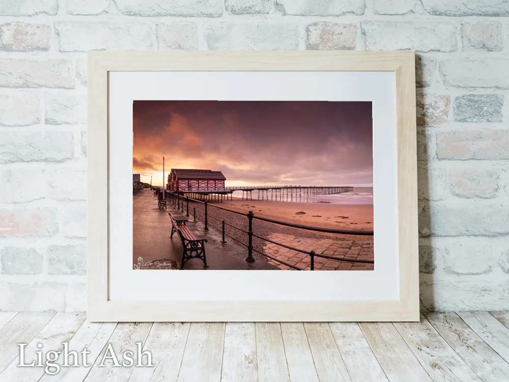 Stunning Light At Saltburn Pier 5 Stunning Light At Saltburn Pier - Light-Ash-Landscape-Frame