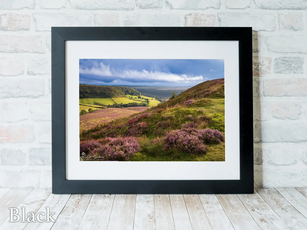 Stunning View From Hole Of Horcum Circular Walk 6 Stunning View From Hole Of Horcum Circular Walk - Black-Landscape-Frame