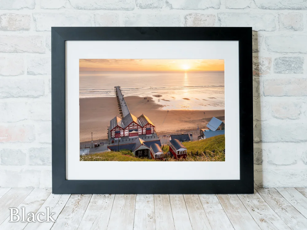 Summer Solstice On Saltburn Beach Yorkshire 2022 6 Summer Solstice On Saltburn Beach Yorkshire 2022 - Black-Landscape-Frame