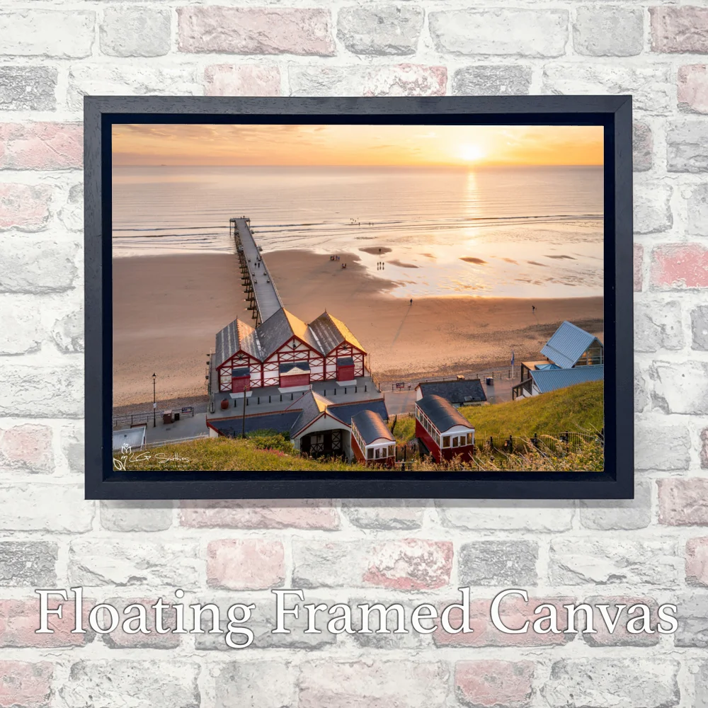 Summer Solstice On Saltburn Beach Yorkshire 2022 3 Summer Solstice On Saltburn Beach Yorkshire 2022 - Landscape-Float-Frame-Canvas