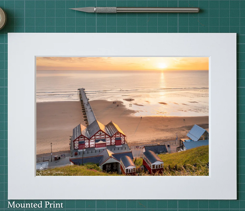 Summer Solstice On Saltburn Beach Yorkshire 2022 2 Summer Solstice On Saltburn Beach Yorkshire 2022 - Landscape-Mounted-Print