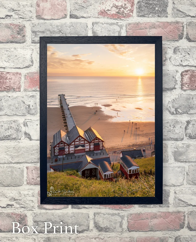 Summer Solstice Sunrise At Saltburn Pier 6 Summer Solstice Sunrise At Saltburn Pier - Box-Print-Portrait