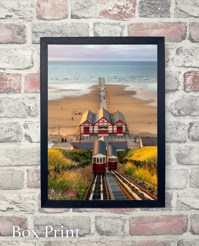 Summers Evening At Saltburn 6 Summers Evening At Saltburn - Box-Print-Portrait