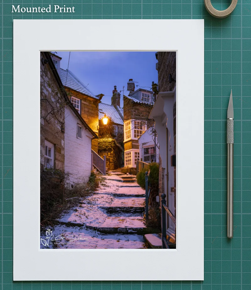 Sunny Place On A Snowy Morning 5 Sunny Place On A Snowy Morning - Mounted-Print-Portrait
