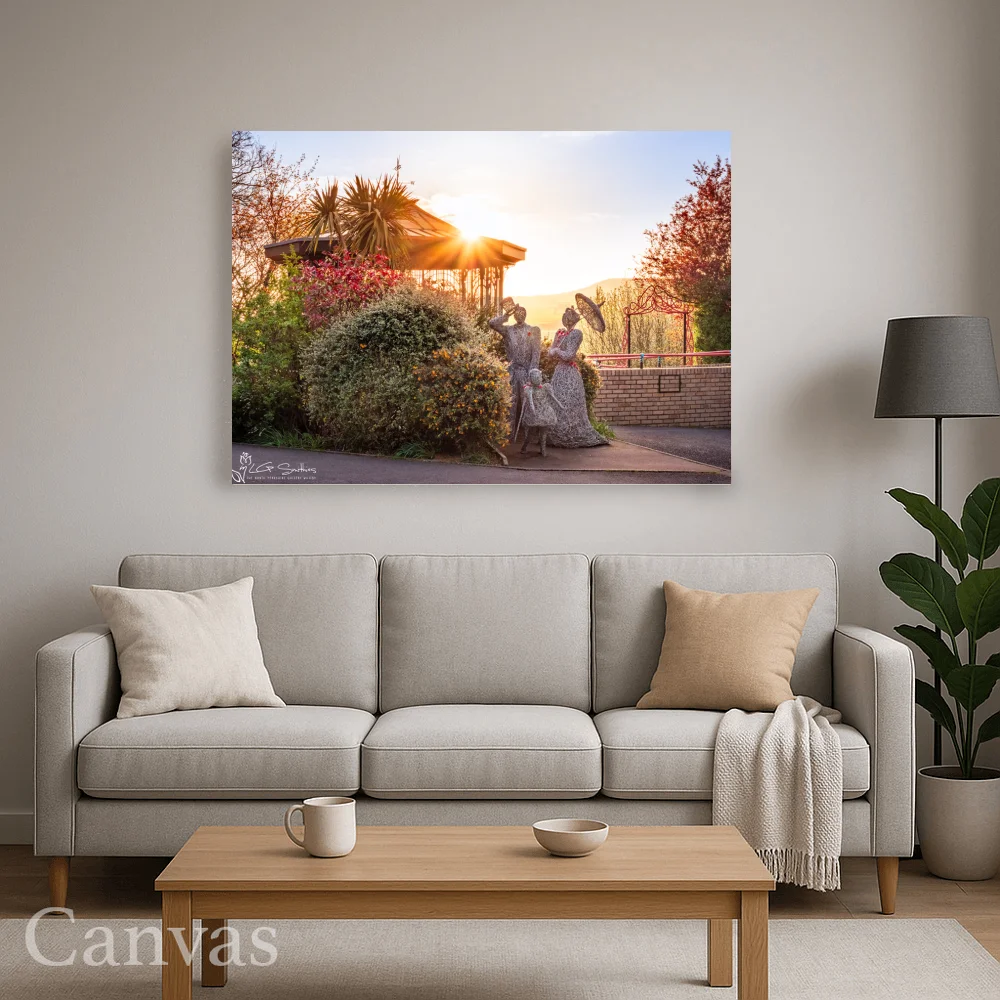 Sunrise at Saltburn's Italian Gardens 8 Sunrise at Saltburn's Italian Gardens - Wall-art-for-living-room-landscape
