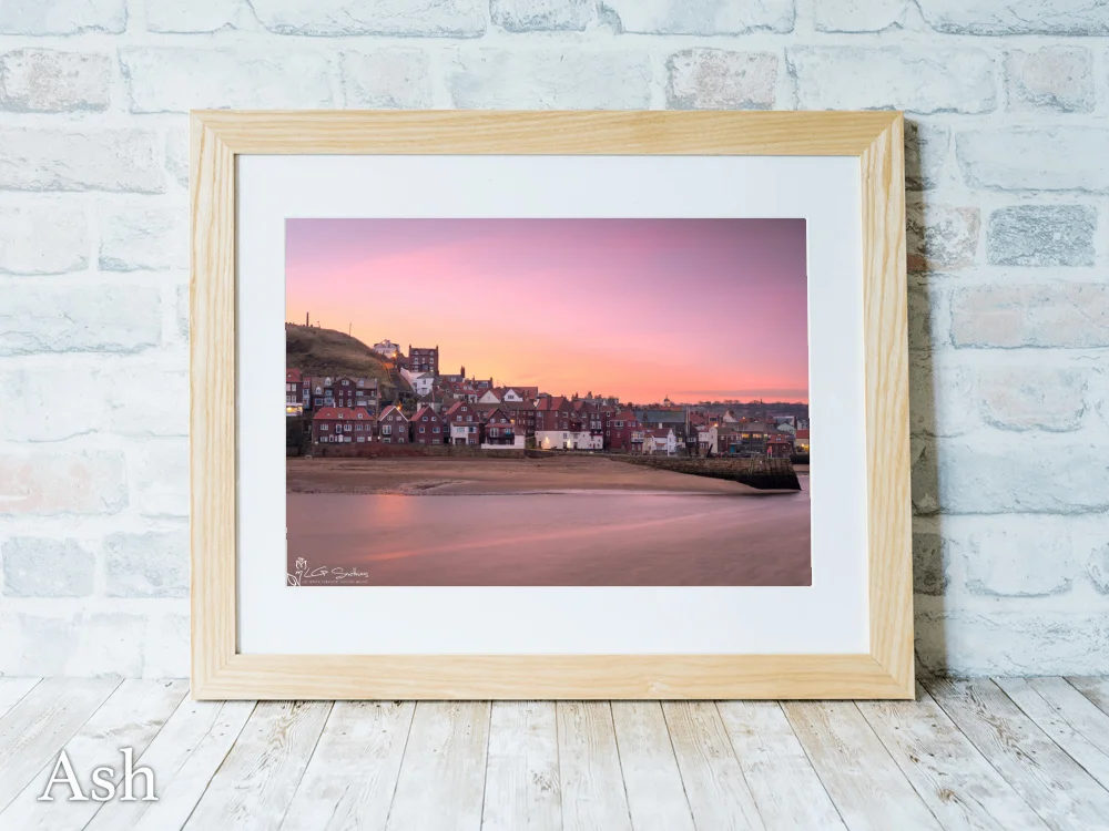 Sunrise At Tate Hill Beach Whitby 7 Sunrise At Tate Hill Beach Whitby - Ash-Landscape-Frame