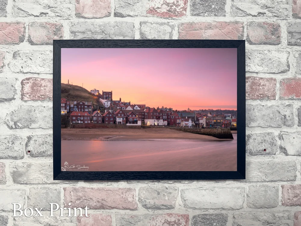 Sunrise At Tate Hill Beach Whitby 4 Sunrise At Tate Hill Beach Whitby - Landscape-Box-Print