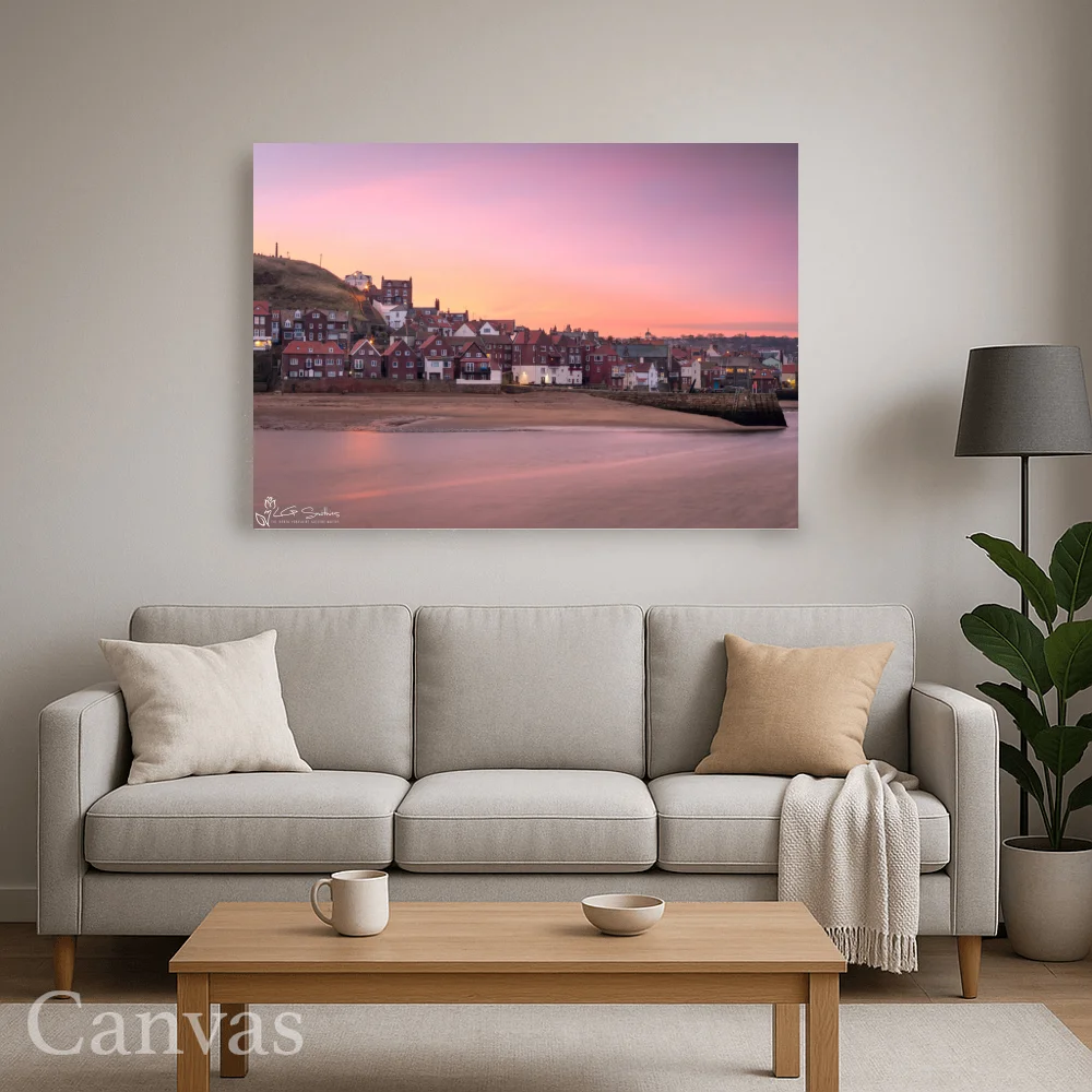 Sunrise At Tate Hill Beach Whitby 8 Sunrise At Tate Hill Beach Whitby - Wall-art-for-living-room-landscape