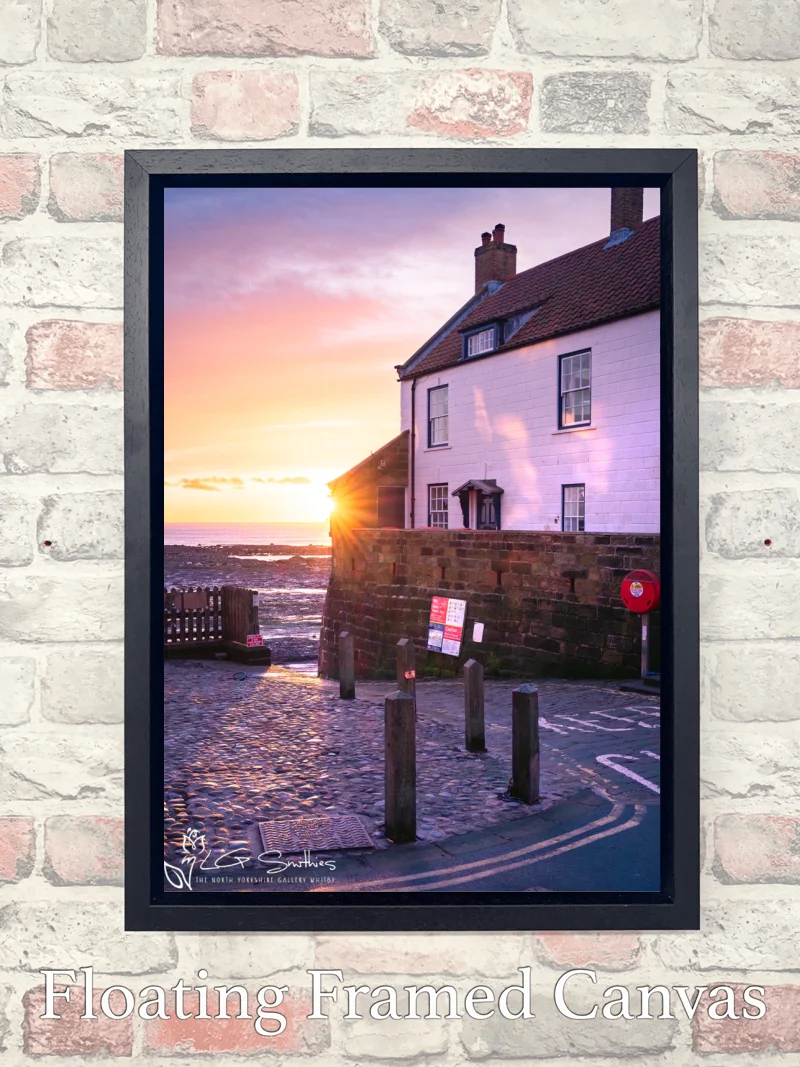 Sunrise From The Dock At RHB 7 Sunrise From The Dock At RHB - Float-Frame-Canvas-Portrait