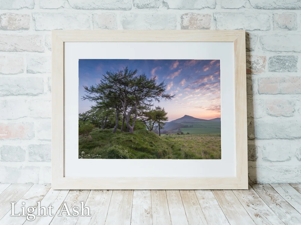Sunrise Over Roseberry Topping 5 Sunrise Over Roseberry Topping - Light-Ash-Landscape-Frame