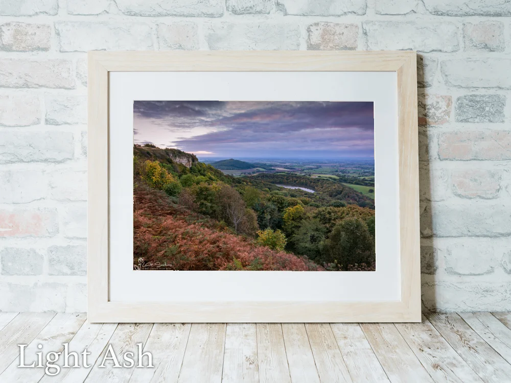 Sutton Bank Autumn 5 Sutton Bank Autumn - Light-Ash-Landscape-Frame