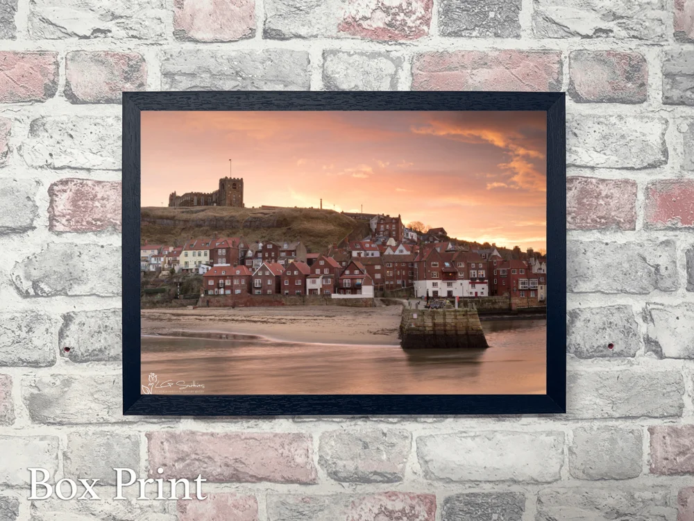 Tate Hill Beach And Pier, Whitby 5 Tate Hill Beach And Pier, Whitby - Landscape-Box-Print