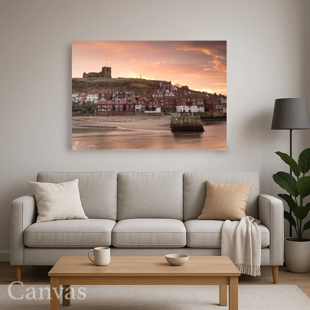 Tate Hill Beach And Pier, Whitby 9 Tate Hill Beach And Pier, Whitby - Wall-art-for-living-room-landscape