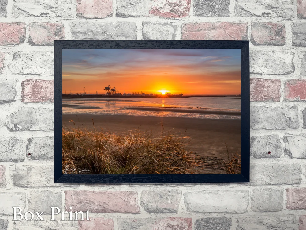 Teesmouth 4 Teesmouth - Landscape-Box-Print