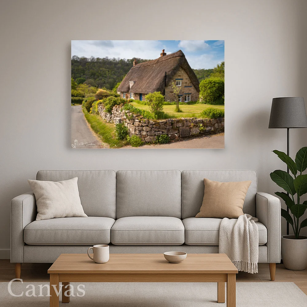 Thatched Cottage At Rievaulx 8 Thatched Cottage At Rievaulx - Wall-art-for-living-room-landscape