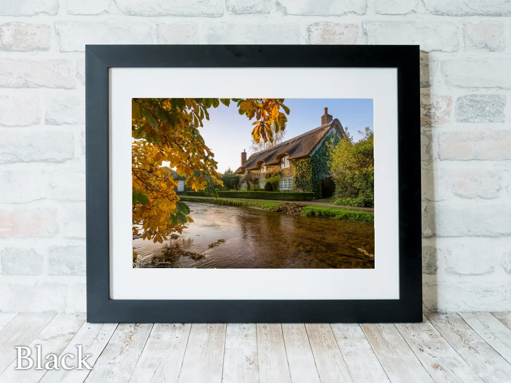 Thatched Cottage Thornton Le Dale 6 Thatched Cottage Thornton Le Dale - Black-Landscape-Frame