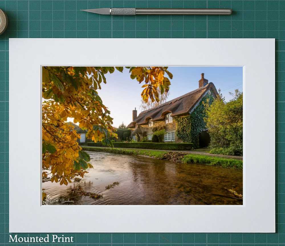 Thatched Cottage Thornton Le Dale 2 Thatched Cottage Thornton Le Dale - Landscape-Mounted-Print