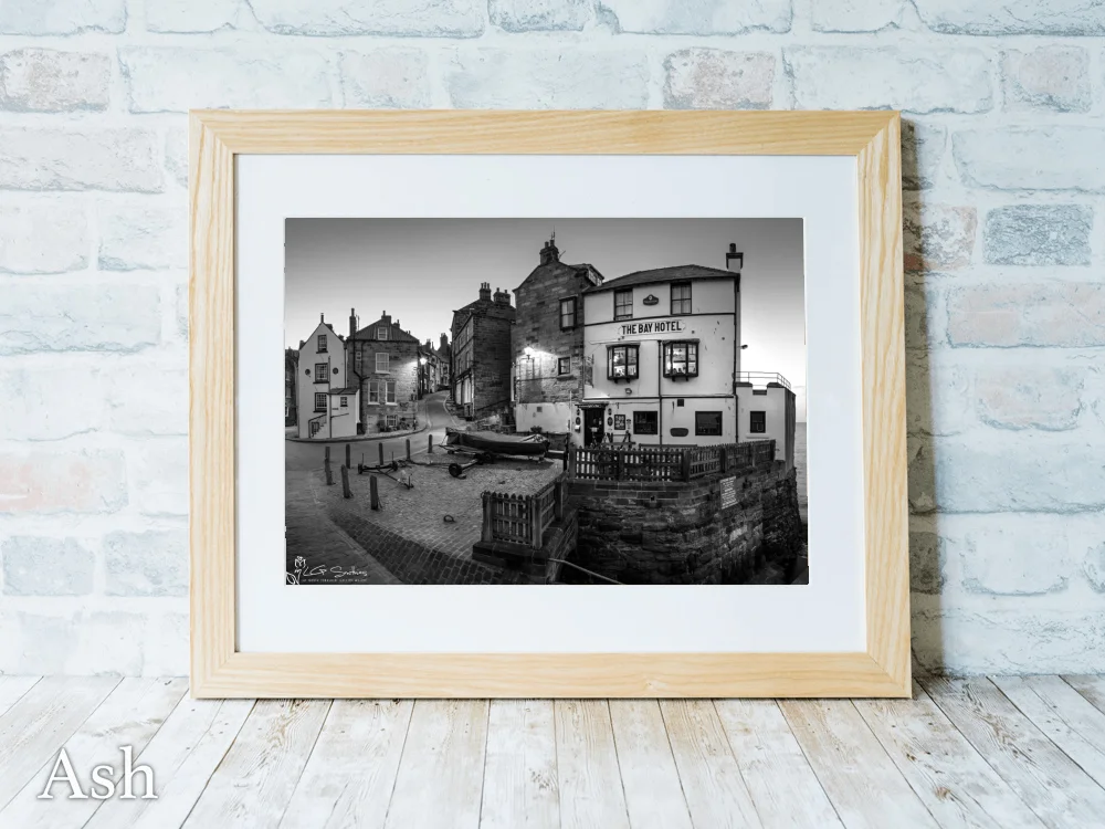 The Bay Hotel And King Street Robin Hood's Bay 7 The Bay Hotel And King Street Robin Hood's Bay - Ash-Landscape-Frame